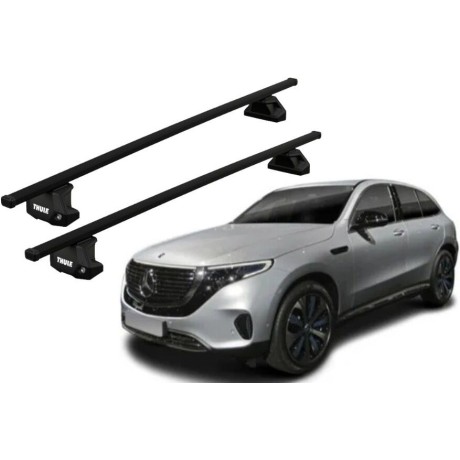 Barras THULE EVO SquareBar para autos MERCEDES BENZ EQC desde 2020-2024