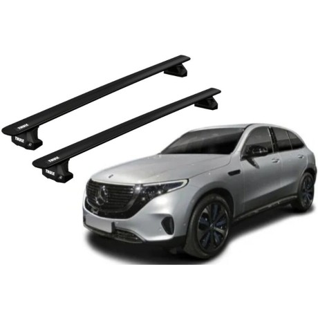Barras THULE EVO WingBar para autos MERCEDES BENZ EQC desde 2020-2024 negro