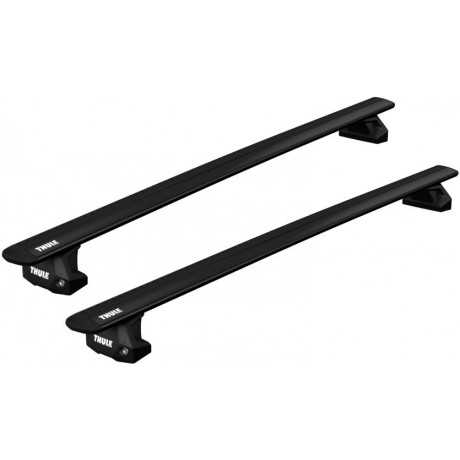 Barras THULE EVO WingBar para autos TESLA Model S (From July 2015) desde 2015-2017 negro