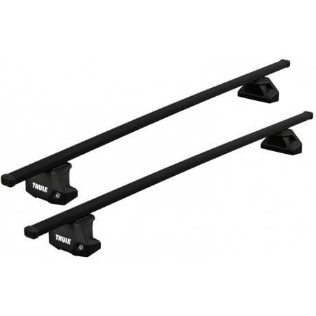 Barras THULE EVO SquareBar para autos TESLA Model S (From July 2015) desde 2015-2017