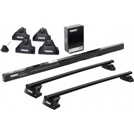 Barras THULE EVO SquareBar para autos TESLA Model S (From July 2015) desde 2015-2017
