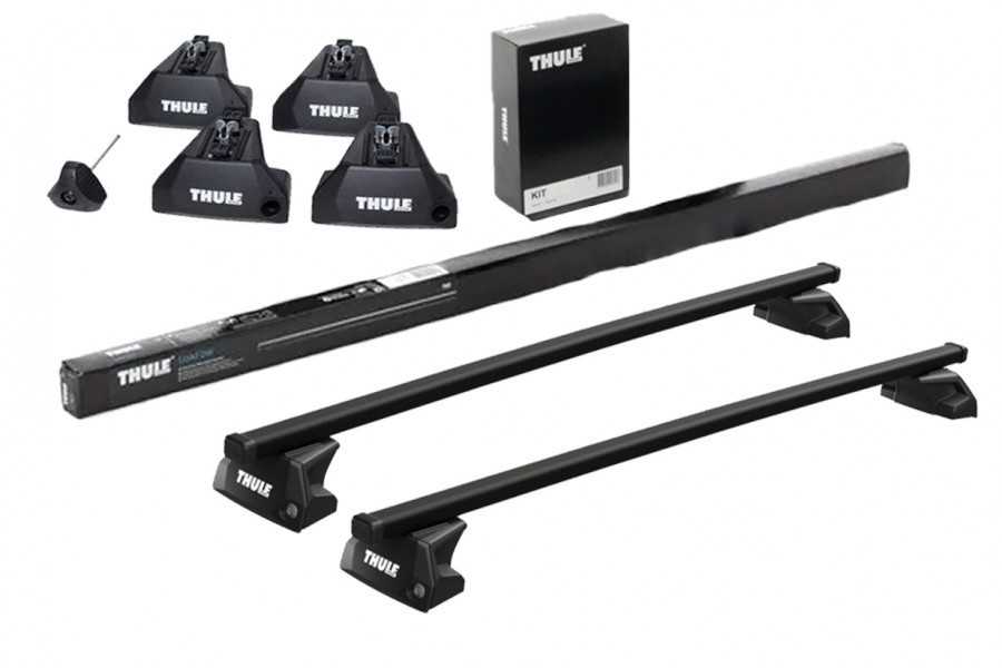 Barras THULE EVO SquareBar para autos TESLA Model S (From July 2015) desde 2015-2017