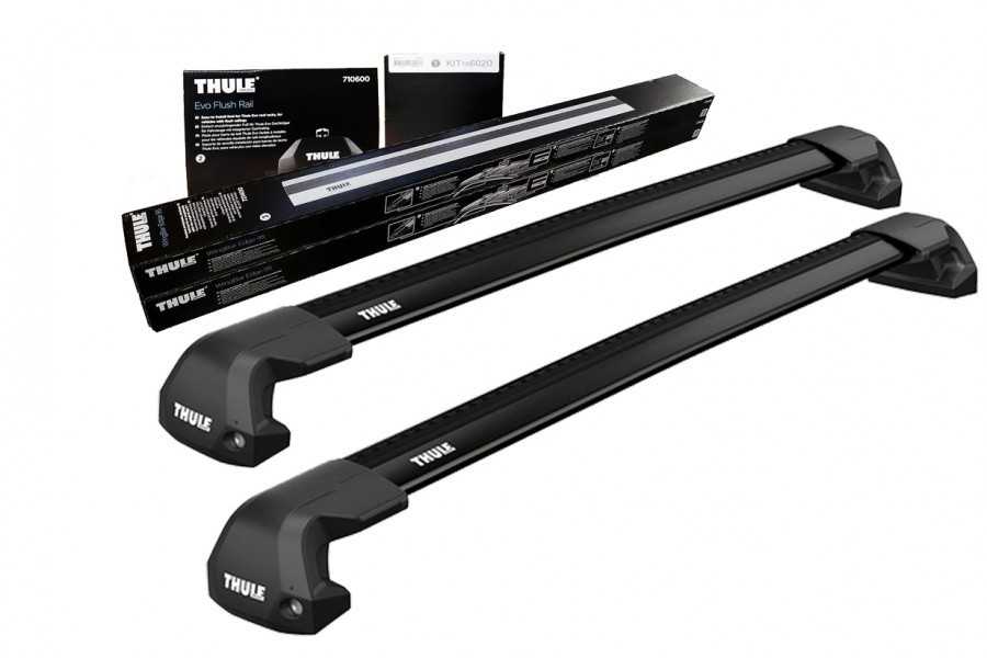 Barras THULE EDGE Flush para autos TESLA Model S (From July 2015) desde 2015-2017 negro