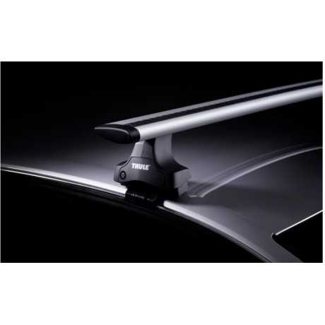 Barras THULE WingBar para autos TOYOTA Land Cruiser Prado 2002 a 2009 negro