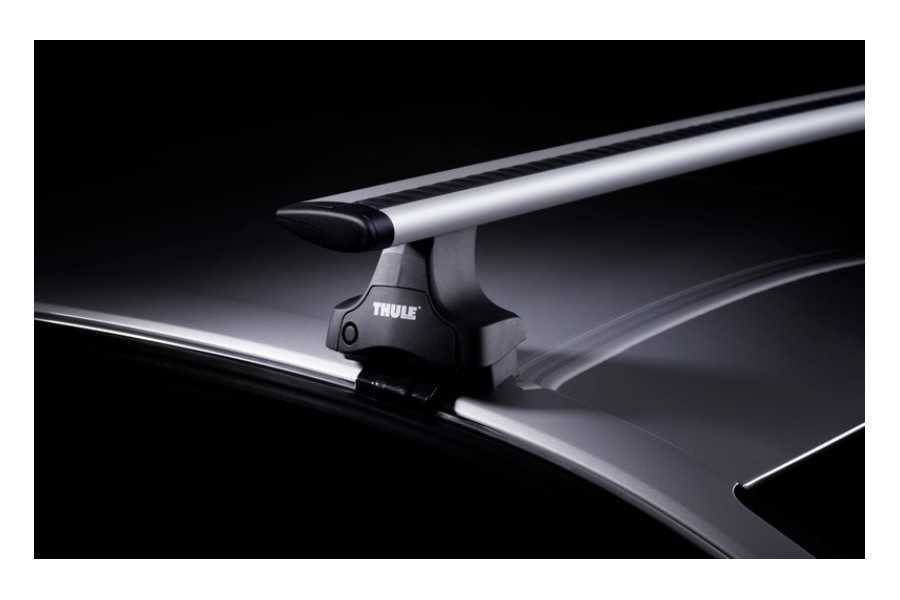 Barras THULE WingBar para autos TOYOTA Land Cruiser Prado 2002 a 2009 negro
