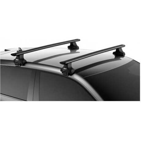 Barras THULE WingBar para autos LAND ROVER Freelander 2 del 2007 a 2014 negro