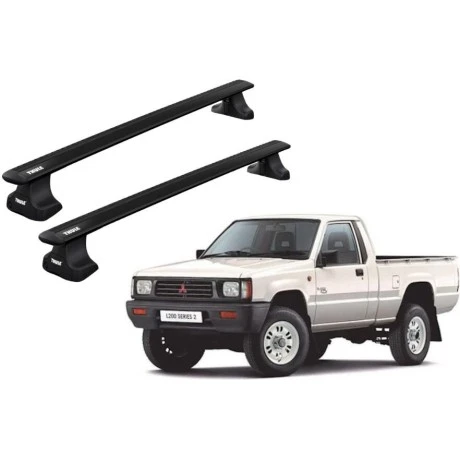 Barras THULE WingBar para camioneta MITSUBISHI L200 1996 a 2005 negro