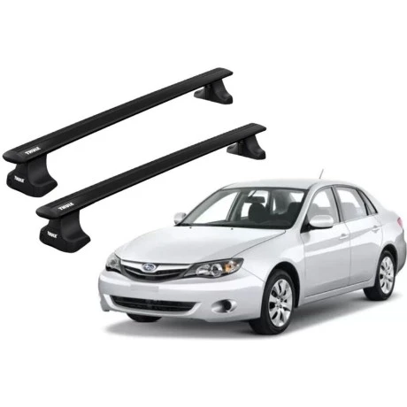 Barras THULE WingBar para autos SUBARU Impreza 1993 a 2007 negro