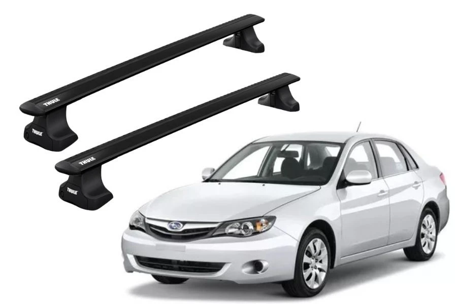 Barras THULE WingBar para autos SUBARU Impreza 1993 a 2007 negro