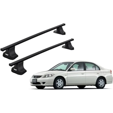 Barras THULE SquareBar para autos HONDA Civic 2001 a 2005