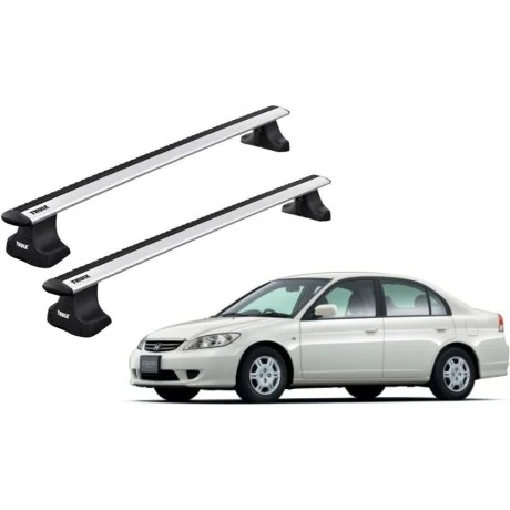 Barras THULE WingBar para autos HONDA Civic 2001 a 2005