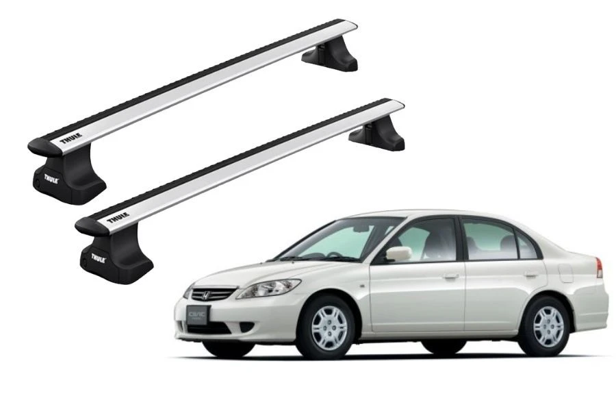 Barras THULE WingBar para autos HONDA Civic 2001 a 2005