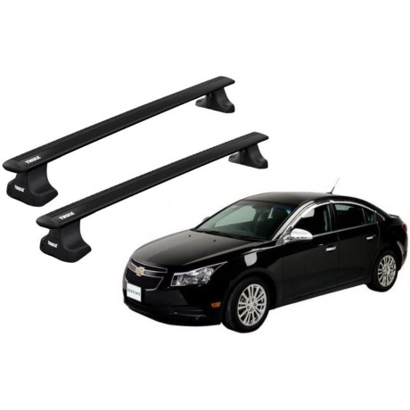 Barras THULE WingBar para autos CHEVROLET Cruze 2001 a 2004 negro