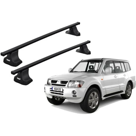 Barras THULE SquareBar para autos MITSUBISHI Montero Sport 1998 a 2006