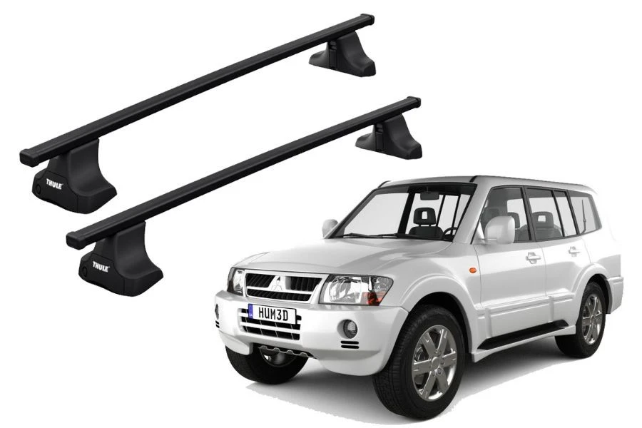 Barras THULE SquareBar para autos MITSUBISHI Montero Sport 1998 a 2006