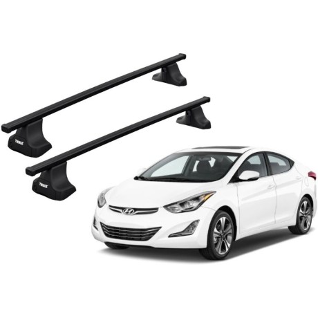 Barras THULE SquareBar para autos HYUNDAI Elantra 2011 a 2015