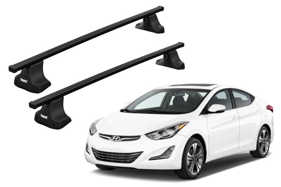 Barras THULE SquareBar para autos HYUNDAI Elantra 2011 a 2015