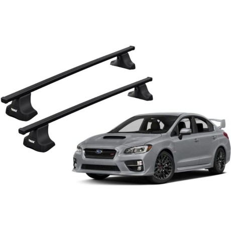 Barras THULE SquareBar para autos SUBARU Impreza WRX 2014 a 2017