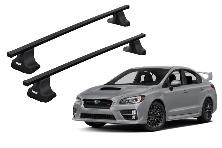 Barras THULE SquareBar para autos SUBARU Impreza WRX 2014 a 2017