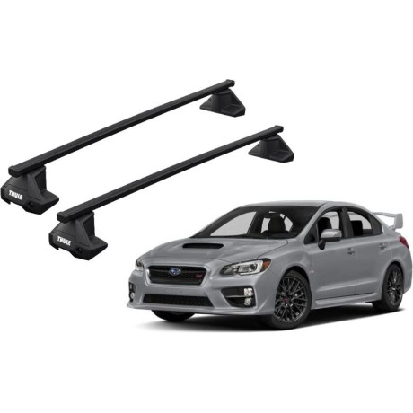 Barras THULE EVO SquareBar para autos SUBARU Impreza WRX 2014 a 2017