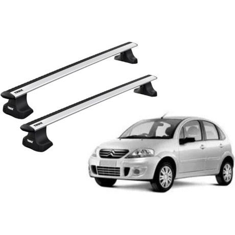 Barras THULE WingBar para autos CITROEN C3 2002 a 2009