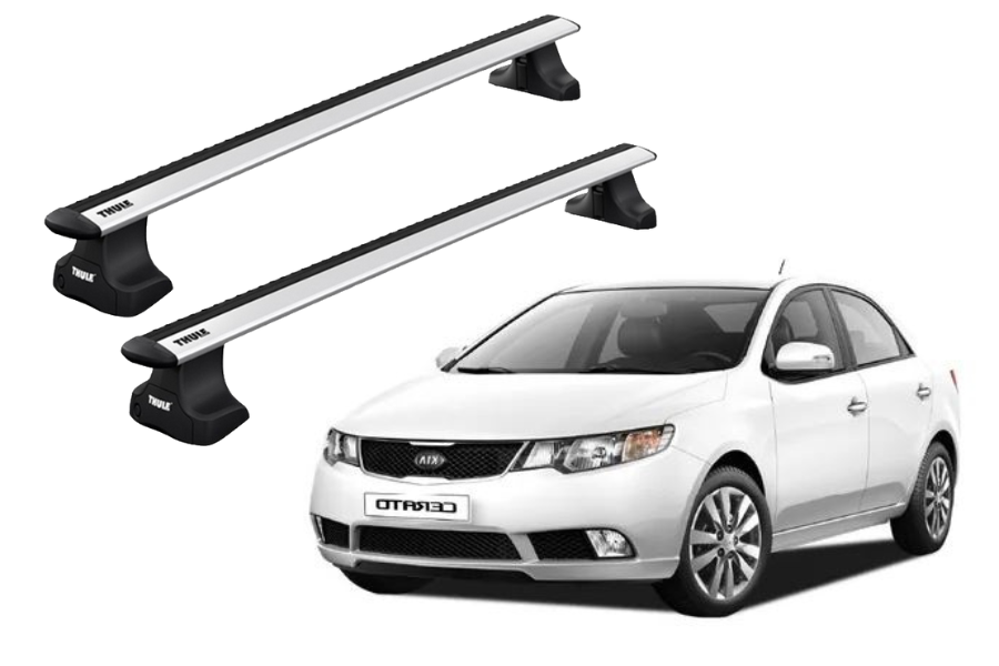 Barras THULE WingBar para autos KIA Cerato 2009 a 2012