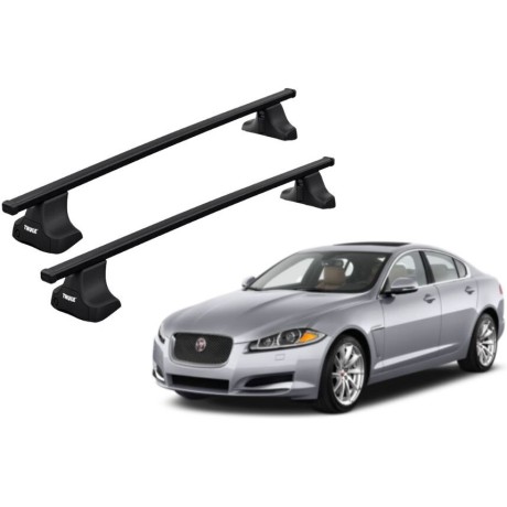 Barras THULE SquareBar para autos JAGUAR XF 2008 a 2015