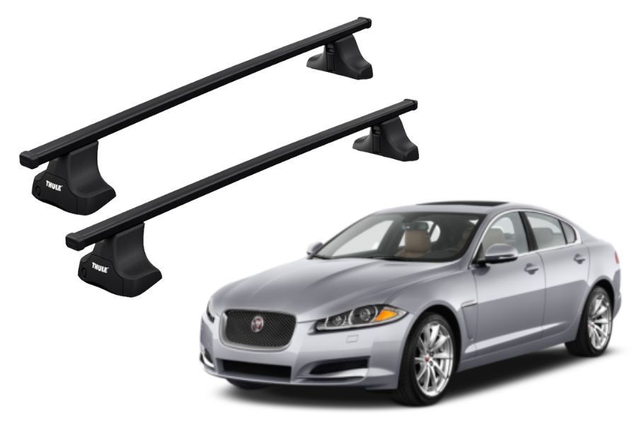 Barras THULE SquareBar para autos JAGUAR XF 2008 a 2015