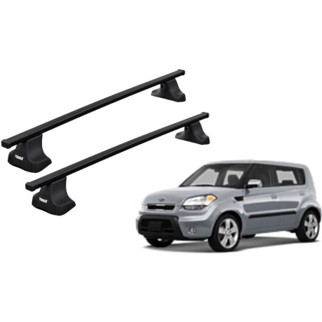 Barras THULE SquareBar para autos KIA Soul 2008 a 2013