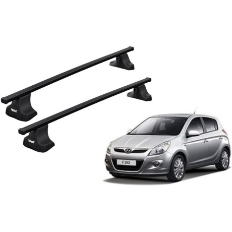 Barras THULE SquareBar para autos HYUNDAI i20 2009 a 2015