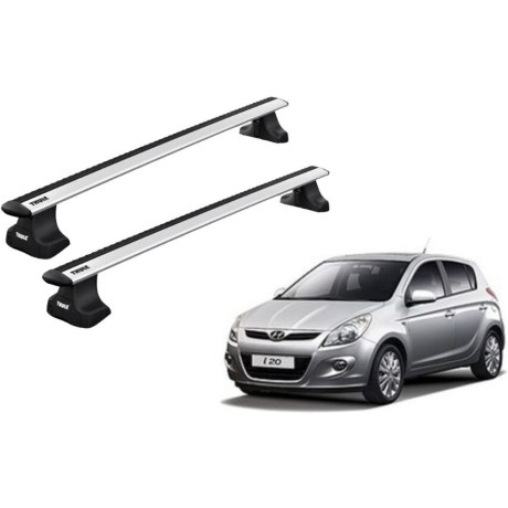 Barras THULE WingBar para autos HYUNDAI i20 2009 a 2015