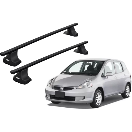Barras THULE SquareBar para autos HONDA Fit 2008 a 2014