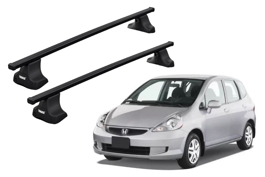 Barras THULE SquareBar para autos HONDA Fit 2008 a 2014