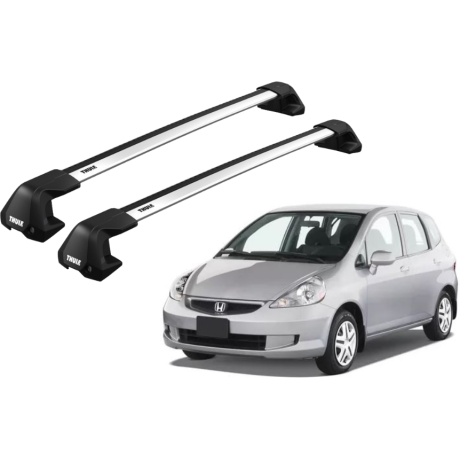 Barras THULE EDGE Flush para autos HONDA Fit 2008 a 2014