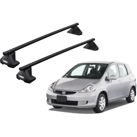 Barras THULE EVO SquareBar para autos HONDA Fit 2008 a 2014
