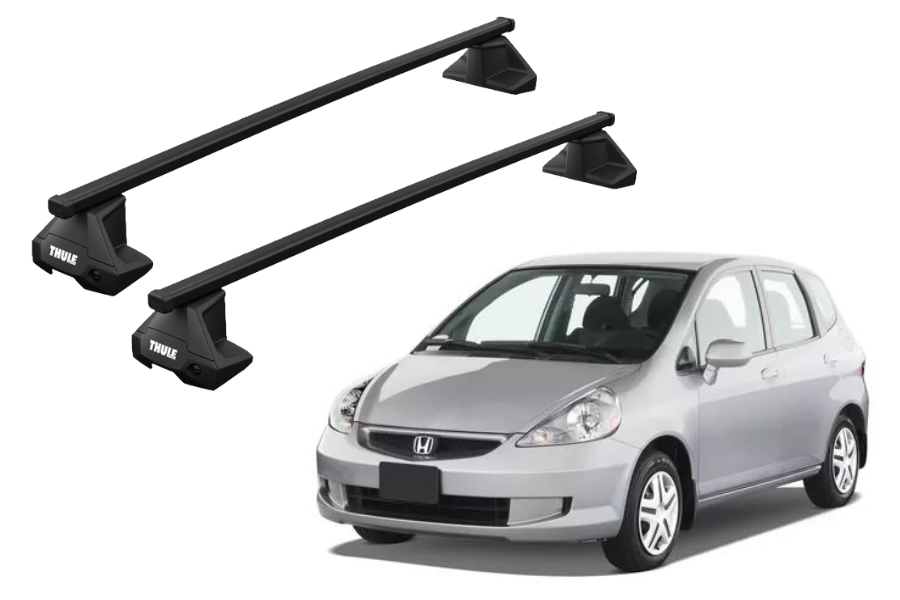 Barras THULE EVO SquareBar para autos HONDA Fit 2008 a 2014