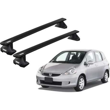 Barras THULE EVO WingBar para autos HONDA Fit 2008 a 2014 negro