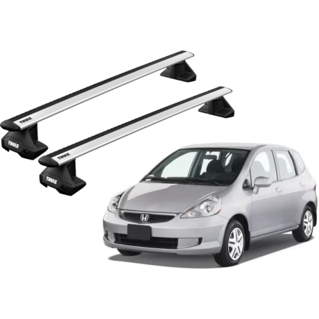 Barras THULE EVO WingBar para autos HONDA Fit 2008 a 2014