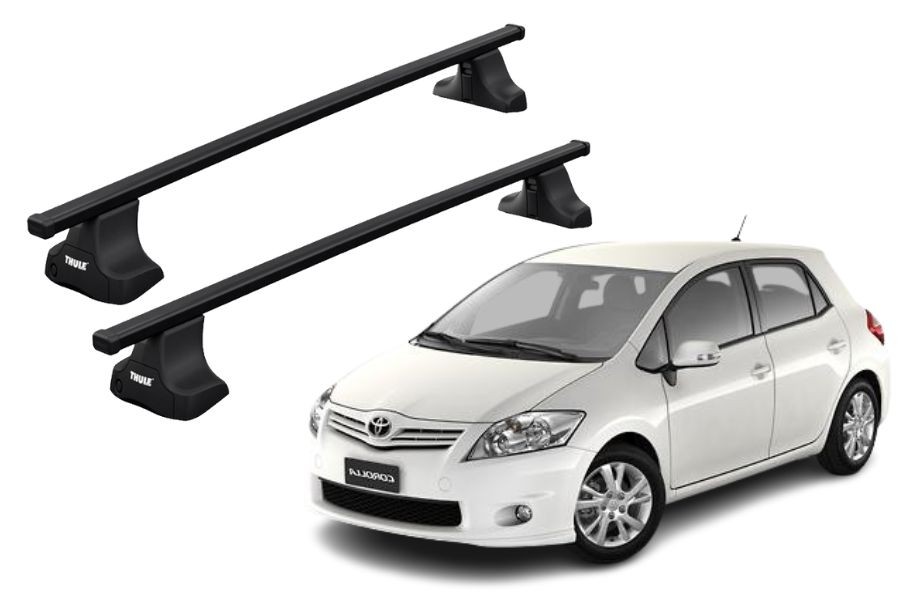 Barras THULE SquareBar para autos TOYOTA Corolla 2006 a 2012