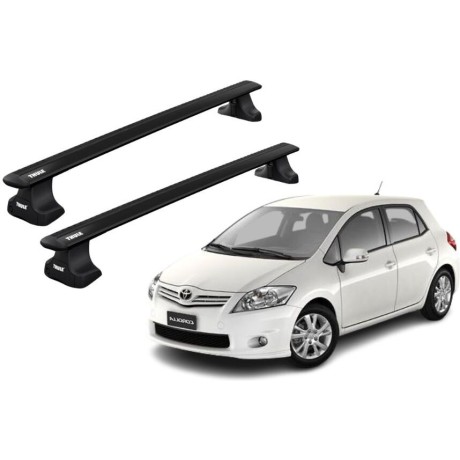 Barras THULE WingBar para autos TOYOTA Corolla 2006 a 2012 negro
