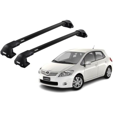 Barras THULE EDGE Flush para autos TOYOTA Corolla 2006 a 2012 negro