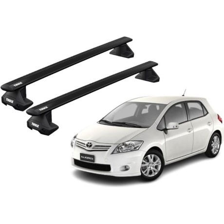 Barras THULE EVO WingBar para autos TOYOTA Corolla 2006 a 2012 negro