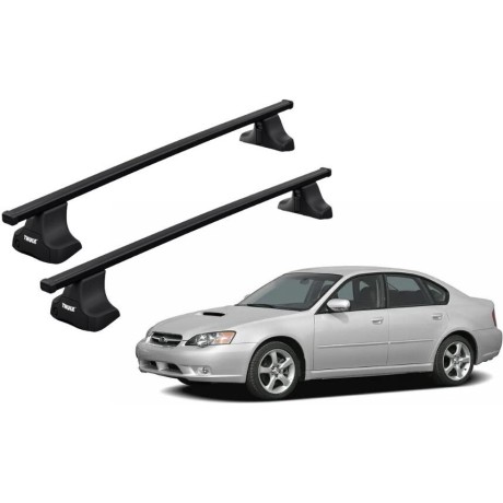 Barras THULE SquareBar para autos SUBARU Legacy 2004 a 2009