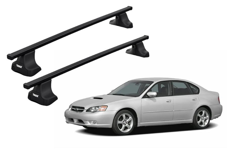 Barras THULE SquareBar para autos SUBARU Legacy 2004 a 2009