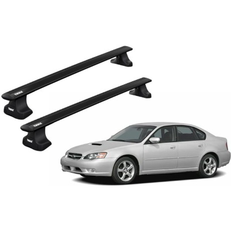 Barras THULE WingBar para autos SUBARU Legacy 2004 a 2009 negro