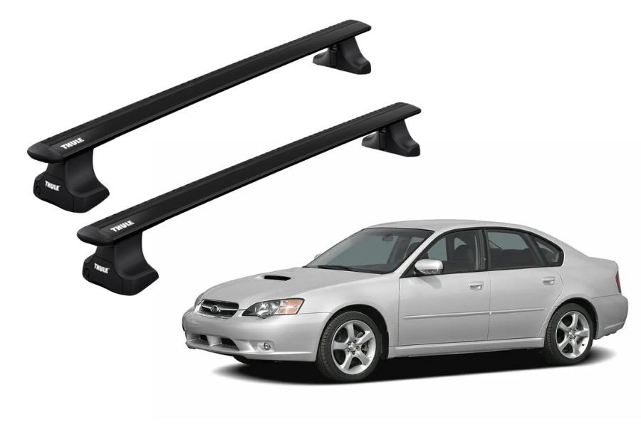 Barras THULE WingBar para autos SUBARU Legacy 2004 a 2009 negro