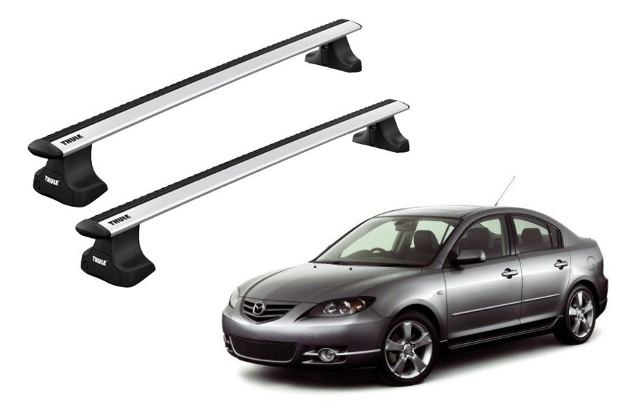 Barras THULE WingBar para autos MAZDA 3 2004 a 2009