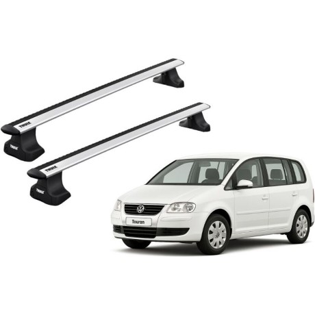 Barras THULE WingBar para autos VOLKSWAGEN Touran I (1T) 2003 a 2015