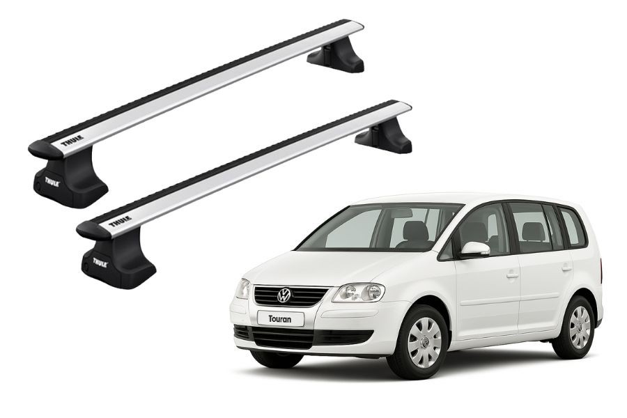 Barras THULE WingBar para autos VOLKSWAGEN Touran I (1T) 2003 a 2015