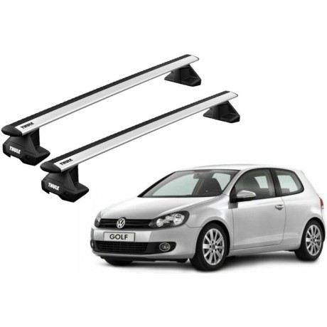 Barras THULE EVO WingBar para autos VOLKSWAGEN Golf 2008 a 2012
